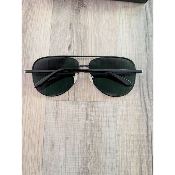 Quince Dallas Black Polarized Aviator Sunglasses (C4)